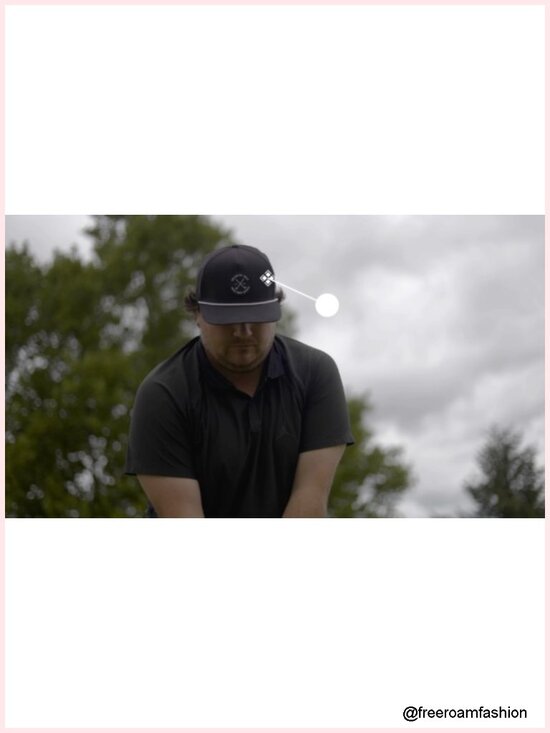 Golf Snapback Hat - Adjustable Rope Hat for Golfing